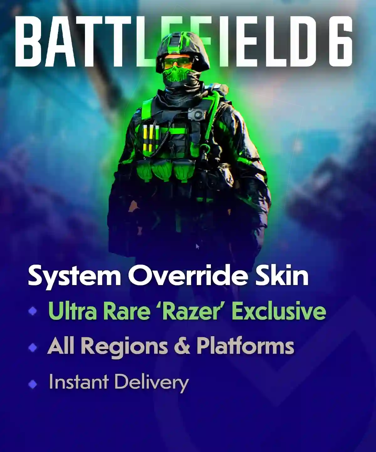 Battlefield 6 System Override Skin Codes For Sale