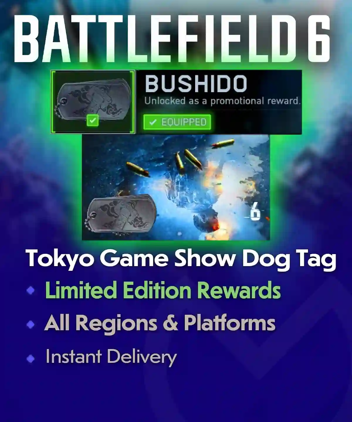 Battlefield 6 Tokyo Game Show 2025 Dog Tag Reward Codes