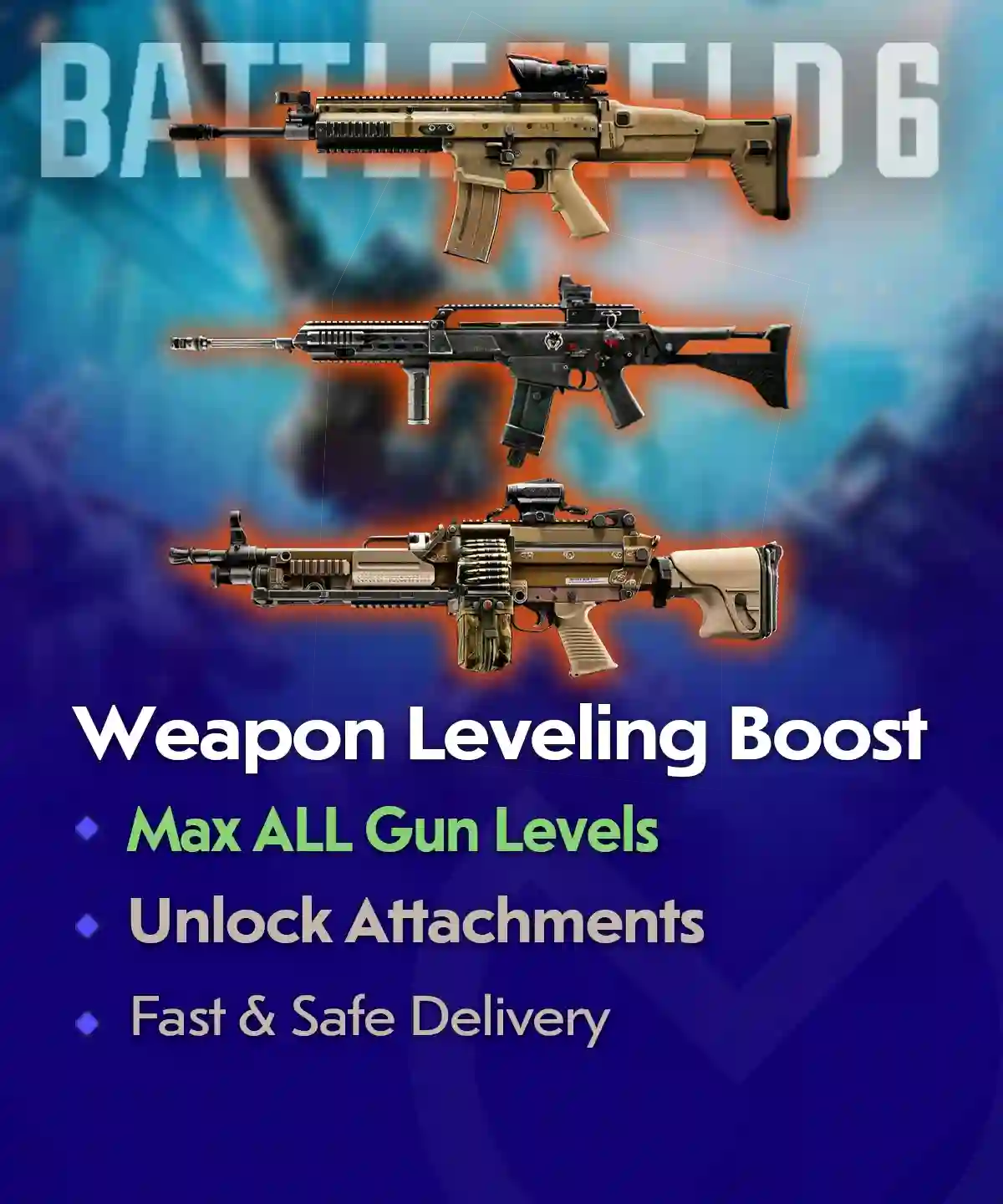 Battlefield 6 Weapon Level Boost – Unlock Max Mastery