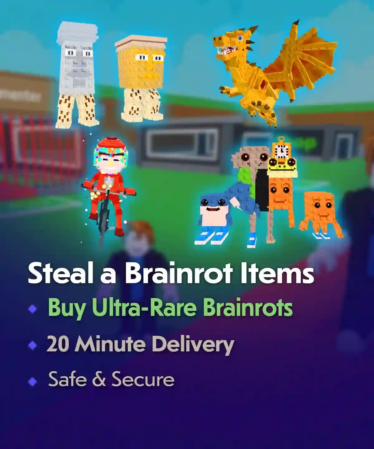 Buy Steal a Brainrot Items – Brainrots For Sale