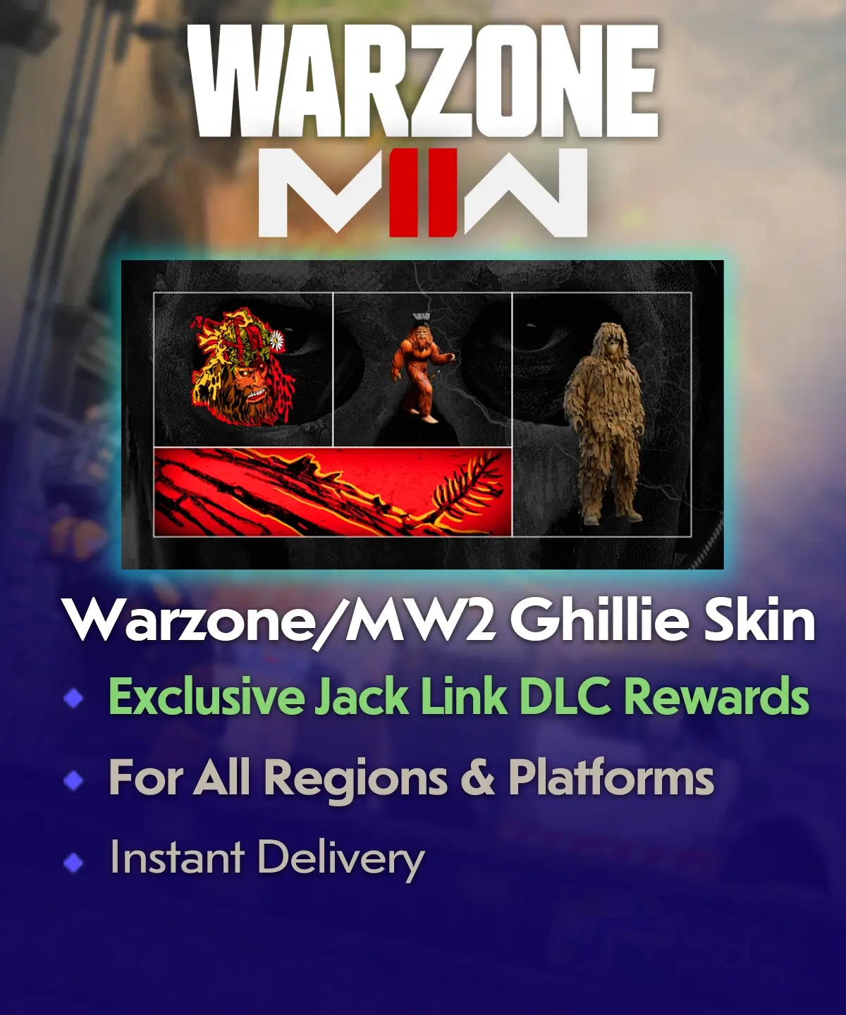 Call of Duty MW2 Ghillie Skin – Jack Links Yeti DLC Codes