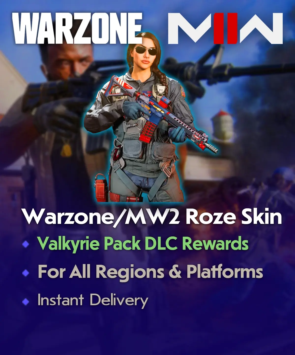 Call of Duty MW2 Roze Skin – Valkyrie Pack DLC Codes