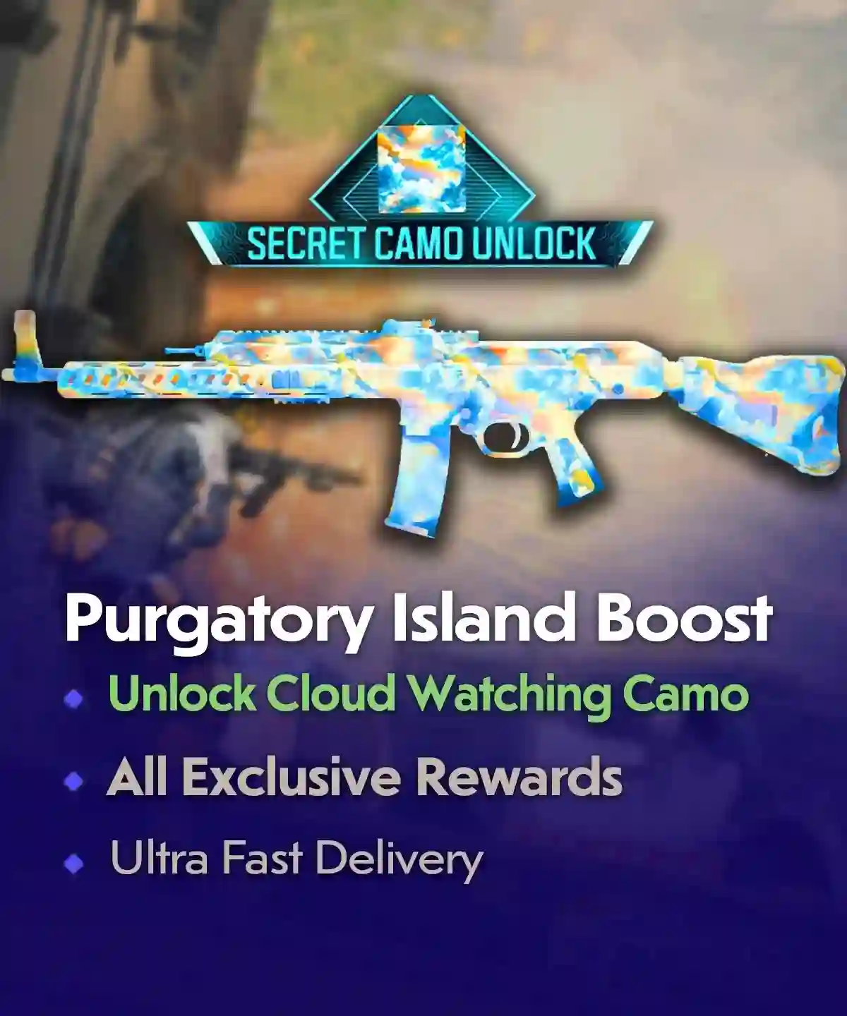 Call Of Duty MW3 Cloud Watching Camo – Purgatory Island Boost