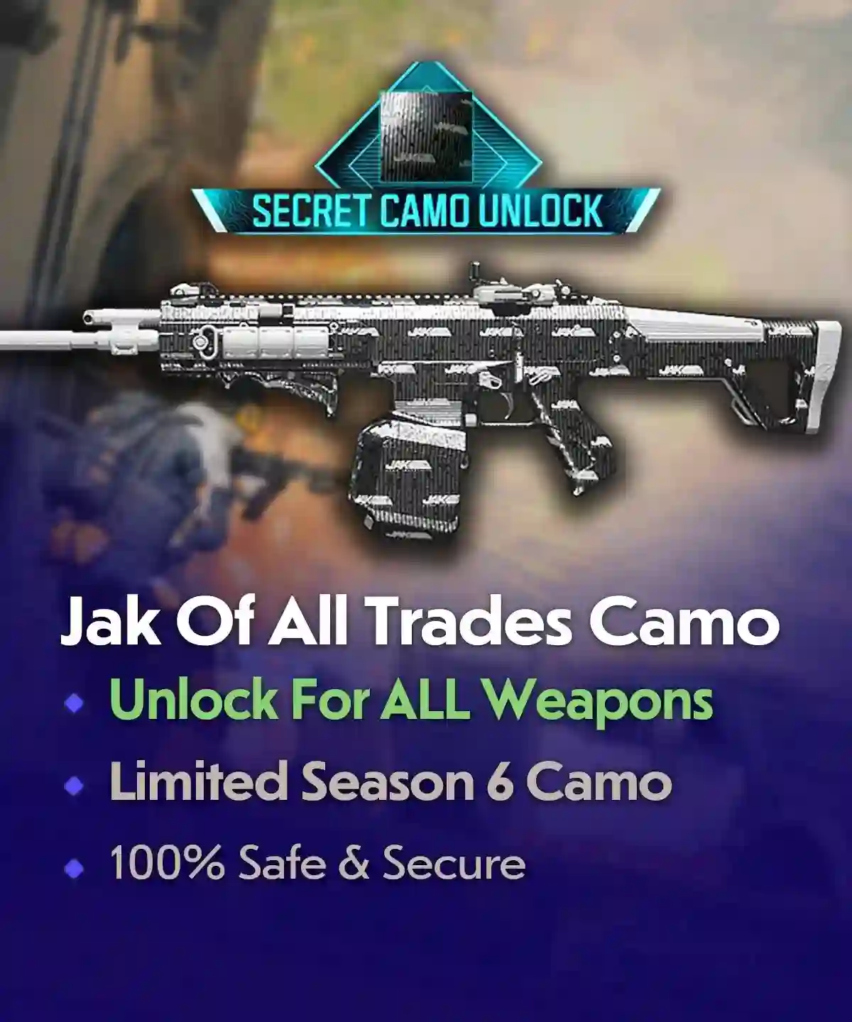 Call Of Duty MW3 Jak Of All Trades Camo Unlock