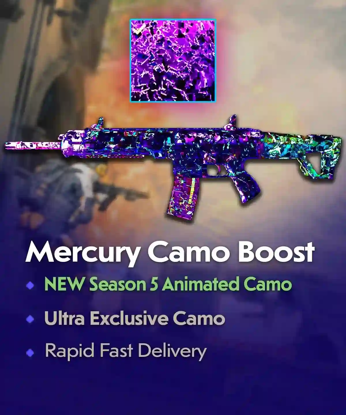 Call Of Duty MW3 Mercury Camo Boost