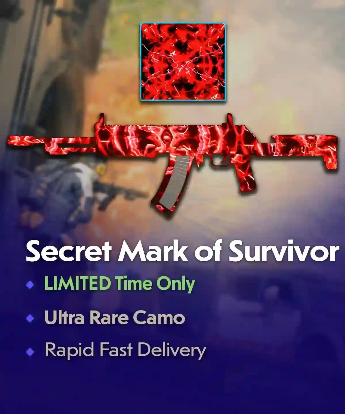 Call Of Duty MW3 Secret Mark of Survivor Camo Boost