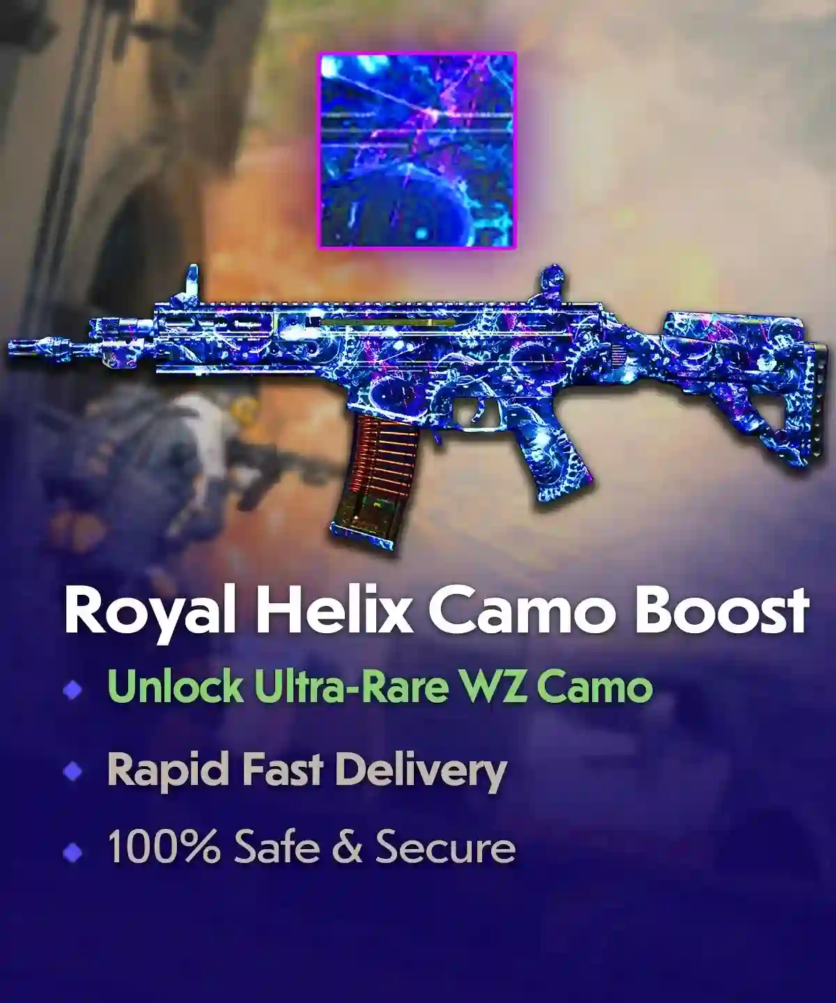 Call Of Duty Warzone Royal Helix Camo Boost
