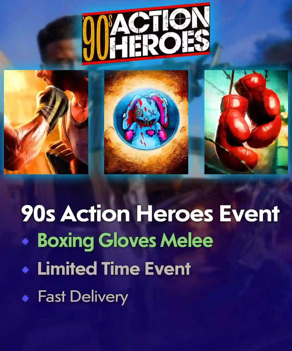 COD BO6 90s Action Heroes Event Boost