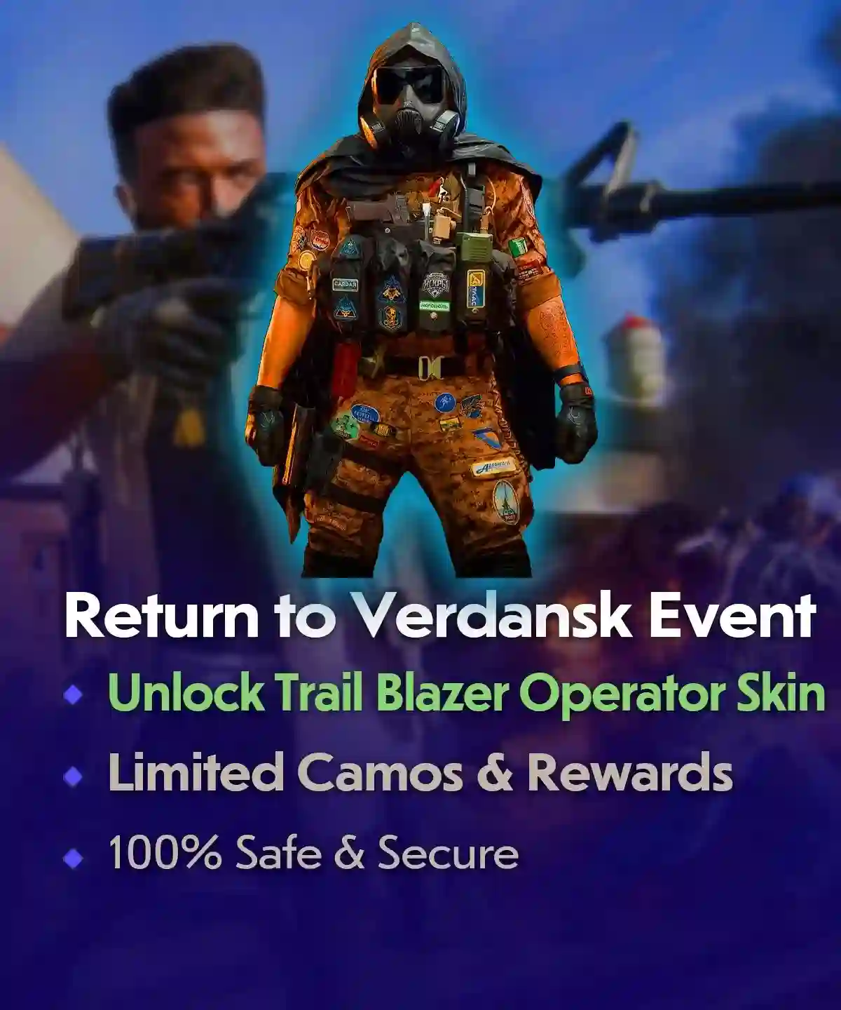 COD BO6 Return to Verdansk Event – Trail Blazer Skin