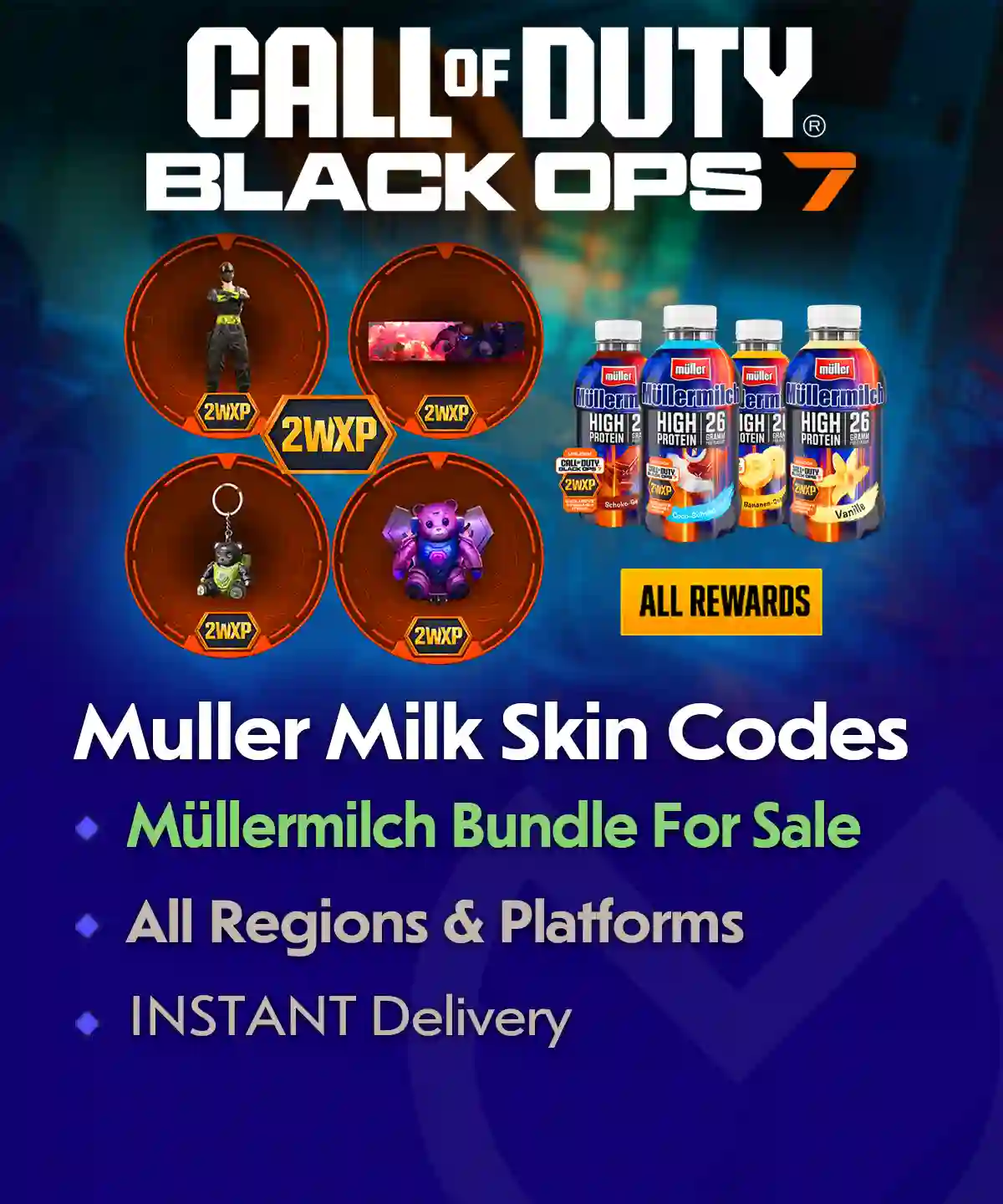 COD BO7 Muller Milk Skin Codes – Müllermilch Bundle