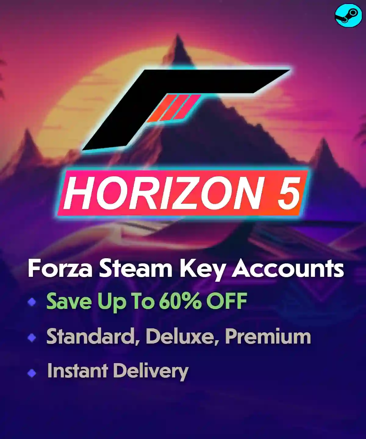 Forza Horizon 5 Steam Key Accounts-17038