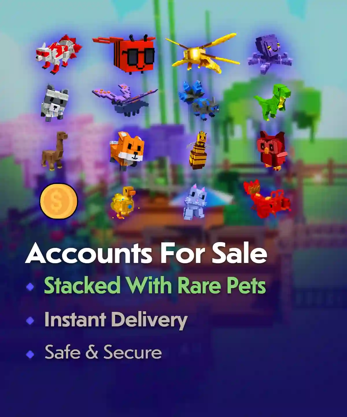 Grow a Garden Accounts For Sale