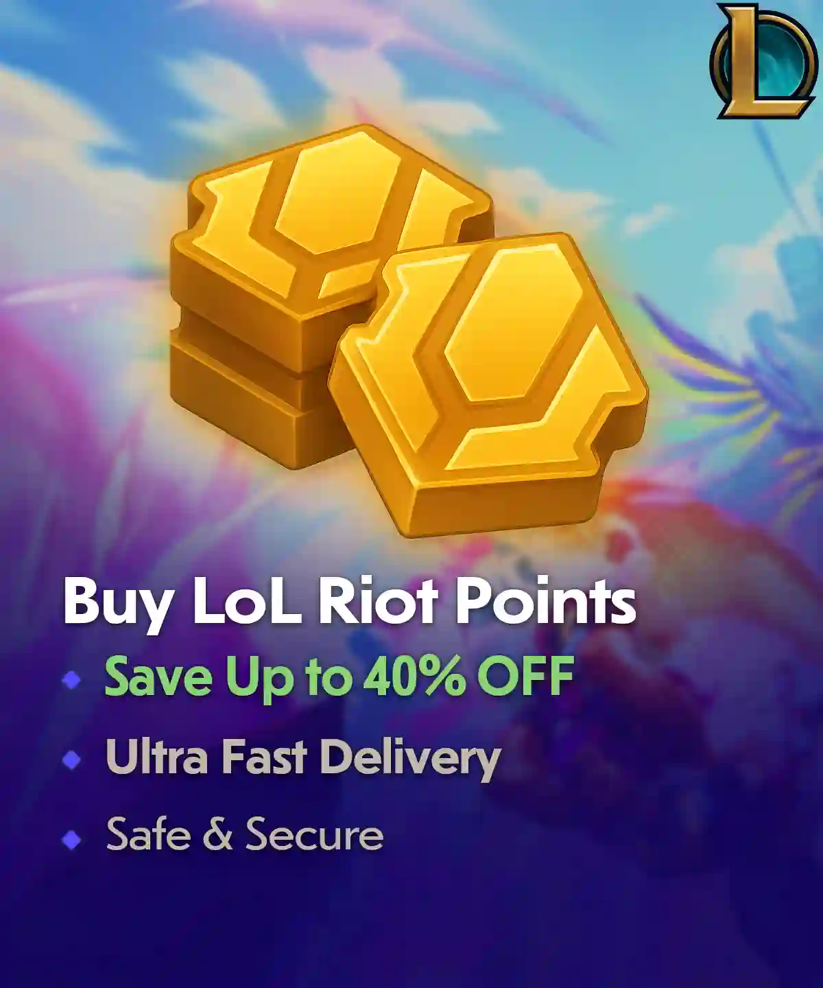 Buy LoL Riot Points: Cheap League of Legends RP