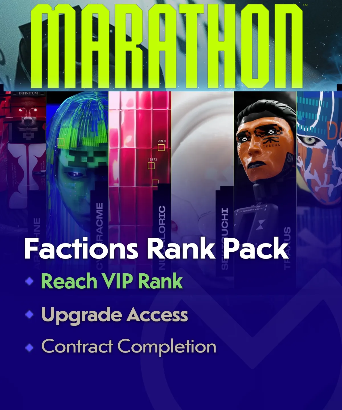 Marathon Factions Rank Boost – ALL Types