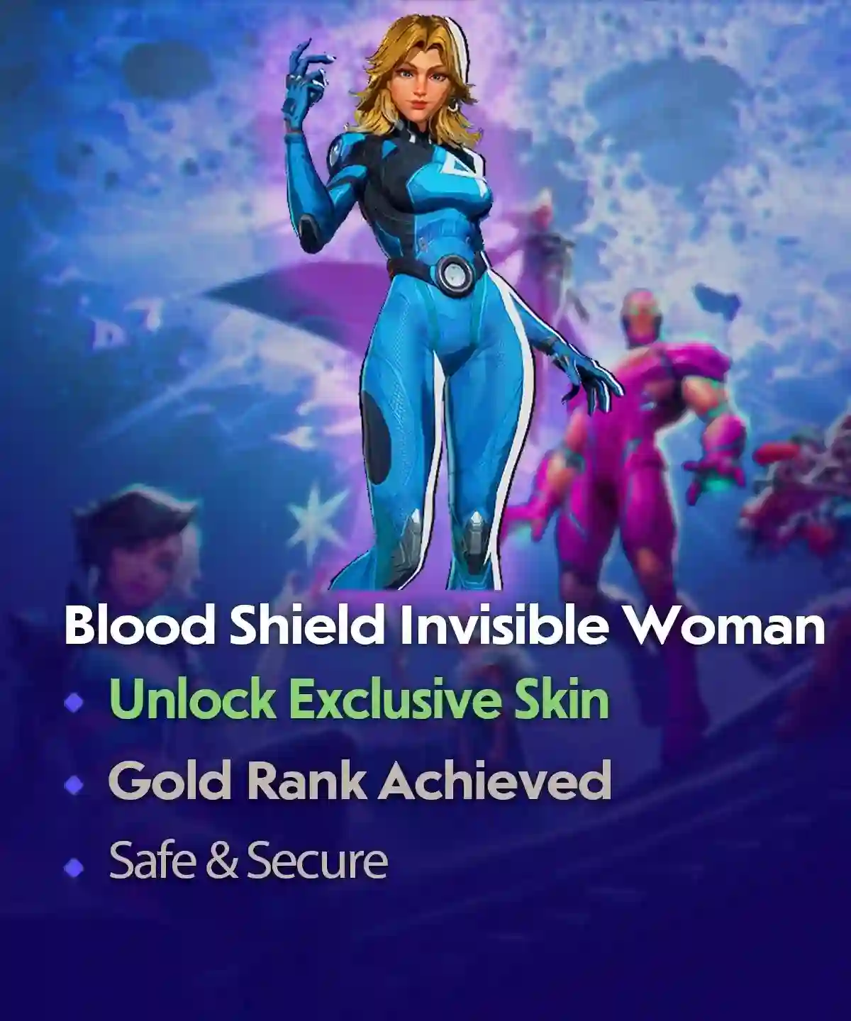 Marvel Rivals Blood Shield Invisible Woman Skin Unlock