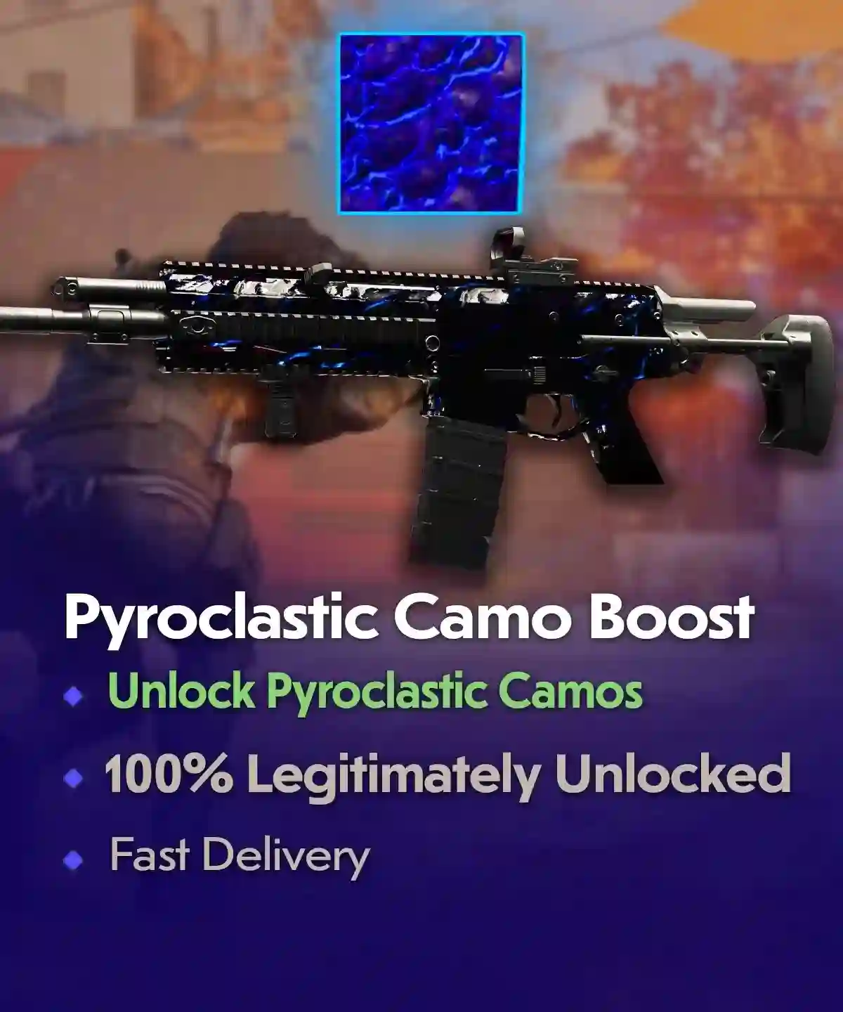 XDefiant Pyroclastic Camo Boosting – Unlock Lvl500 Weapons