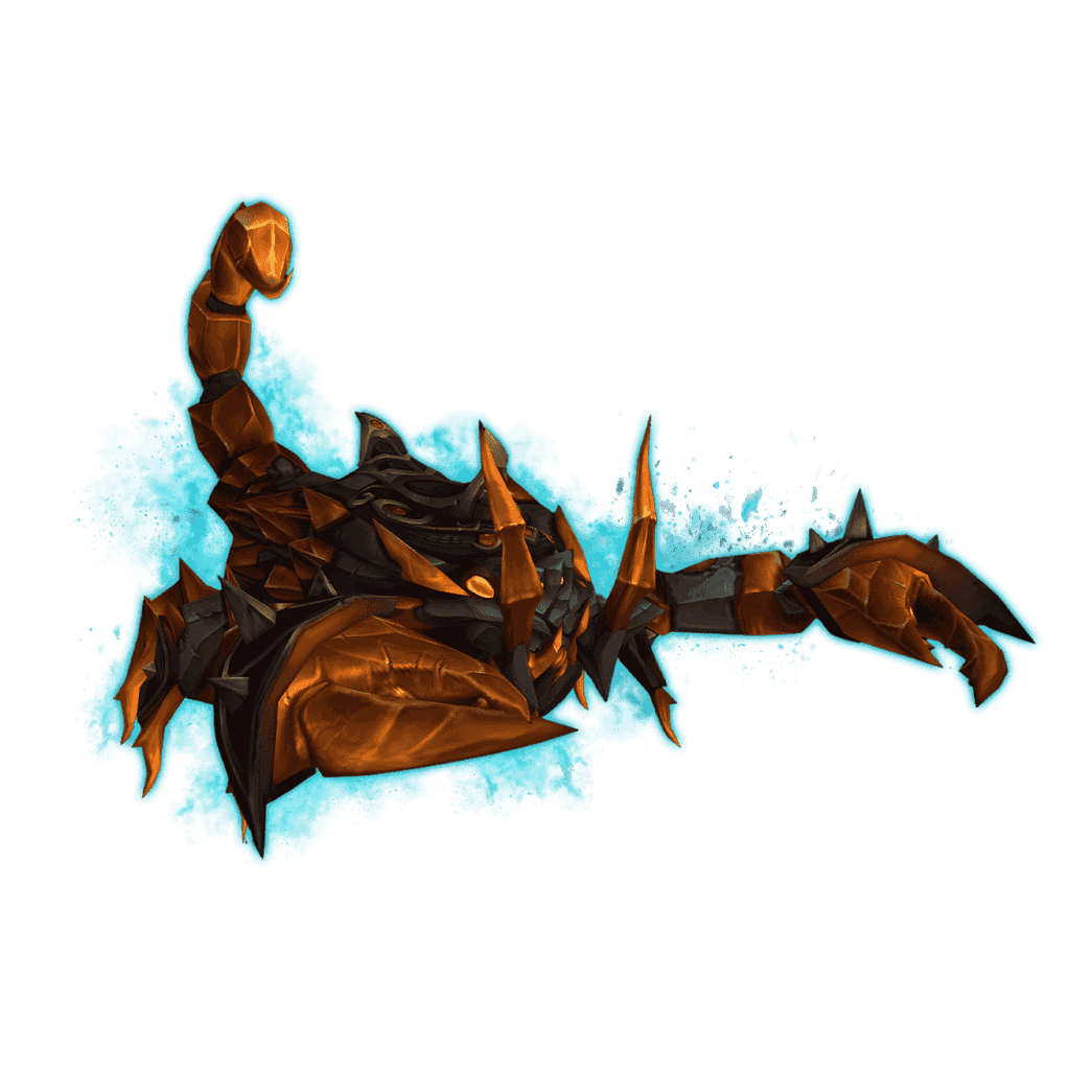 Amber Scorpion Mount