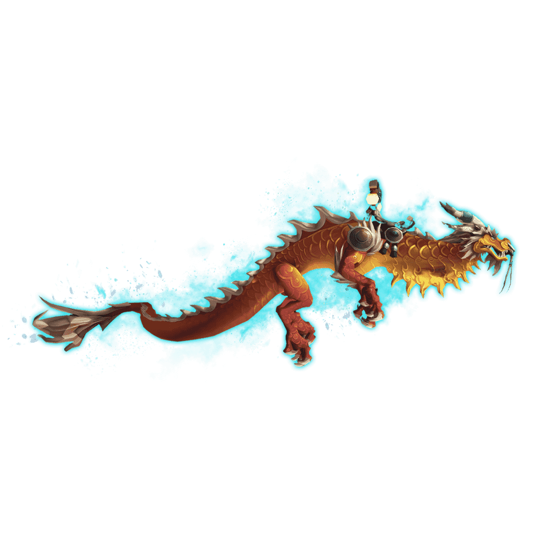 Golden Cloud Serpent Mount