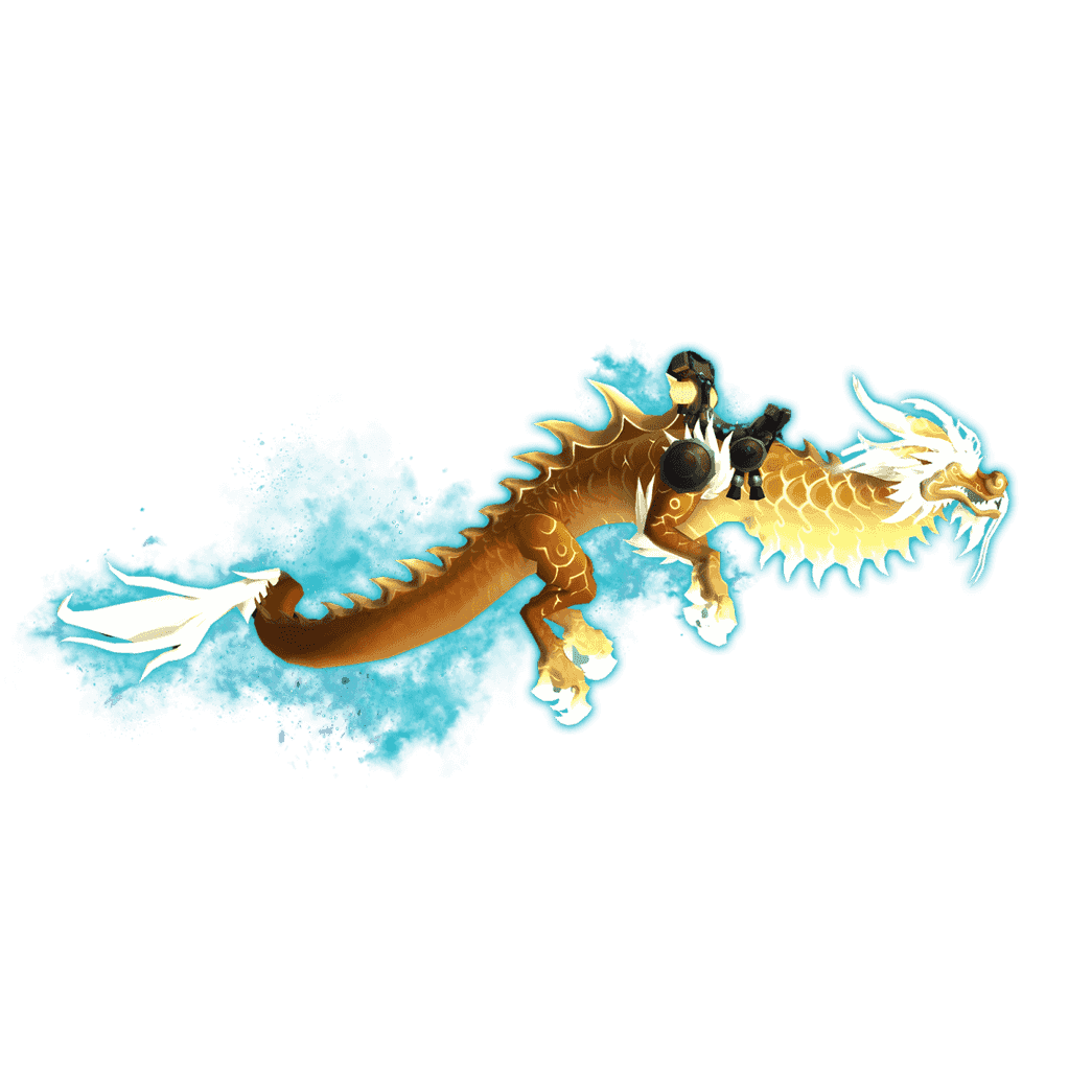 Heavenly Golden Cloud Serpent Mount