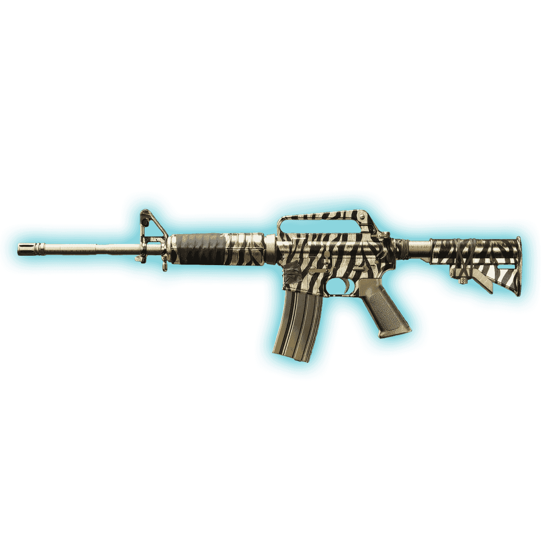 Warzone Gold Tiger Camo