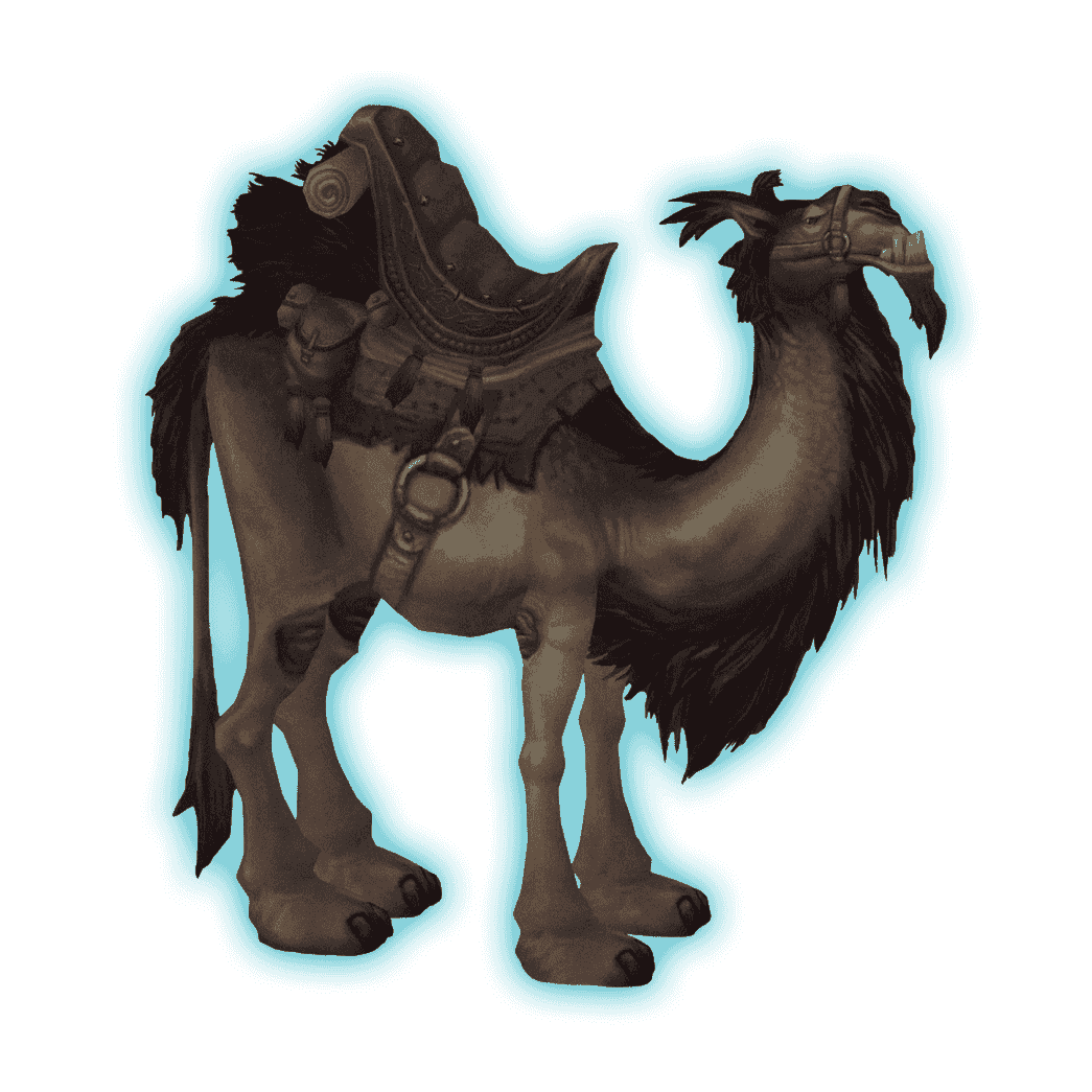 WoW Pandaria Classic Brown Riding Camel