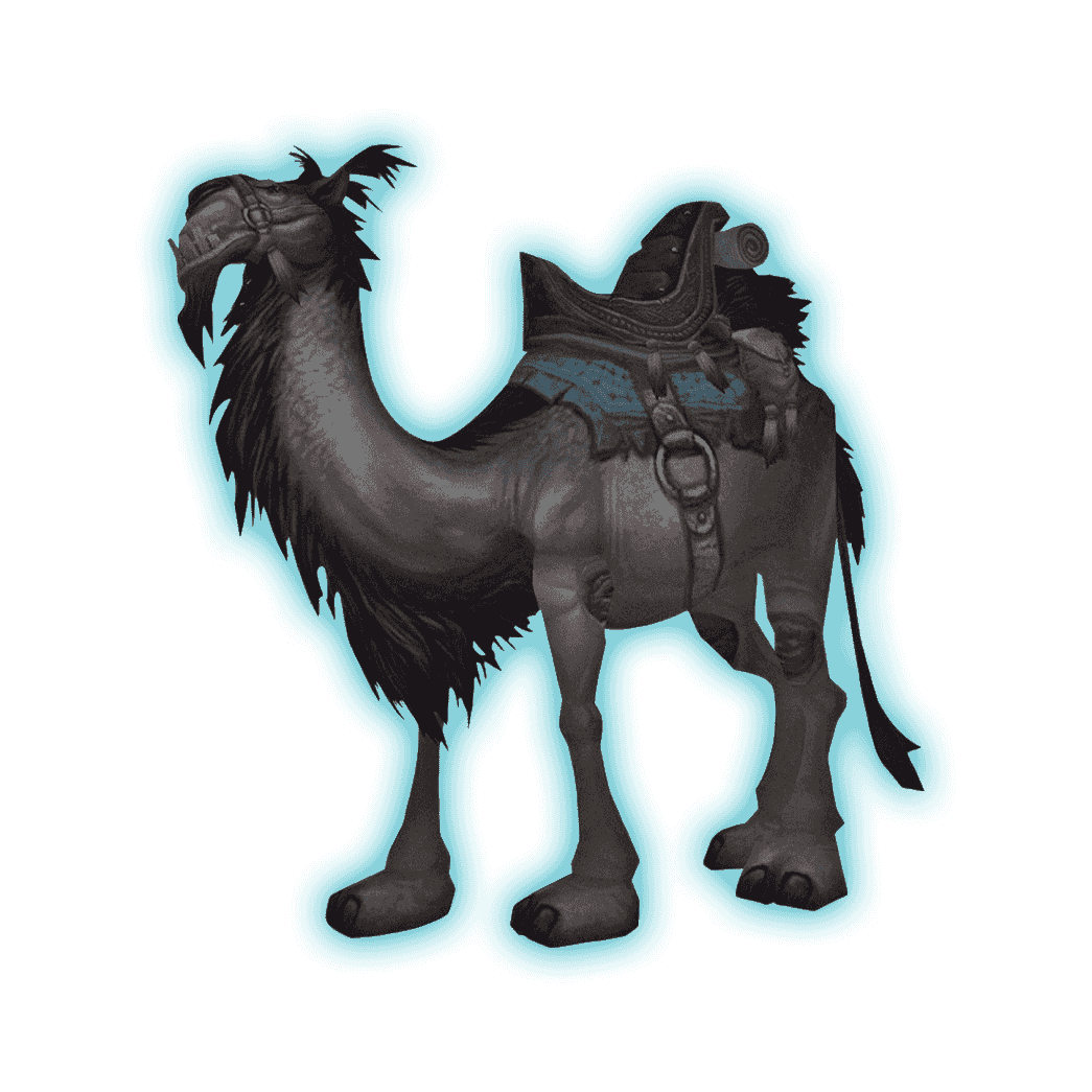 WoW Pandaria Classic Grey Riding Camel