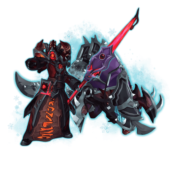 WoW Seasonal PvP Mount + Elite PvP Set Bundle